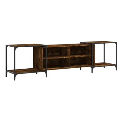 (smoked oak, x x cm) vidaXL TV Cabinet TV Unit Media TV Stand Entertainment Centre Engineered Wo