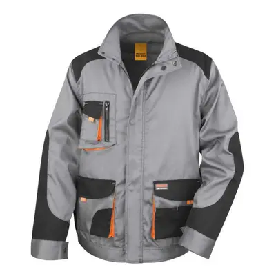 (M, Grey/Black) Result Work-Guard Mens Lite Jacket