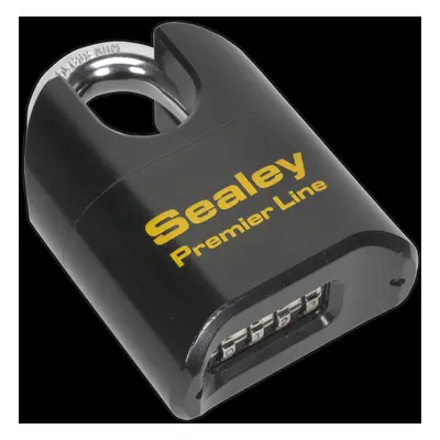 Steel Body Combination Padlock Shrouded Shackle 62mm