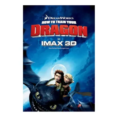 How To Train Your Dragon Poster (Imax) - Double Sided Advance Imax Us One Sheet (2010) Original 