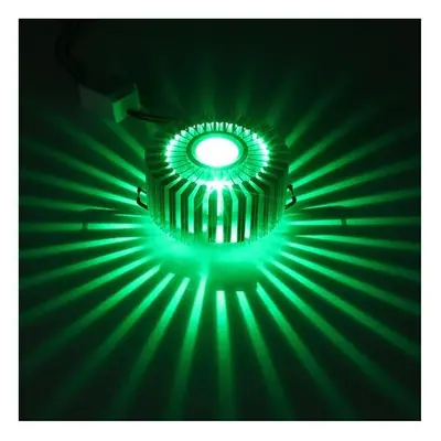 (Green) 3W LED Aluminum Ceiling Light Fixture Corridor Balcony Pendant Lamp Lighting Chandelier