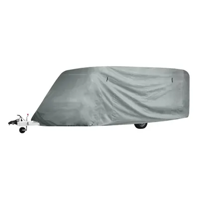 vidaXL Caravan Cover Grey Indoor Outdoor Trailer Camper Car Protection Cover