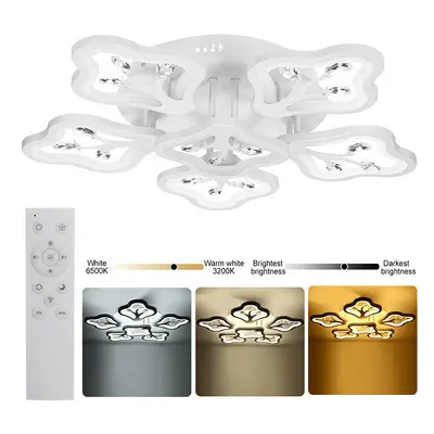 (Stepless dimming) 720LED Post-Modern Ceiling Lamp Remote Control Living Room Bedroom Kitchen