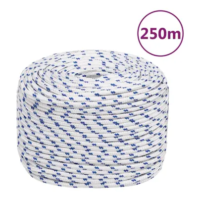 (white and blue, mm/ m) Marine Rope Dock Coil Boat Line Polypropylene Rope Multi Sizes Multi Col