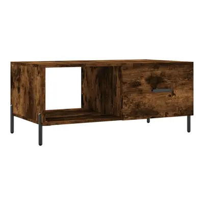 (smoked oak) vidaXL Coffee Table Tea Side Table Sofa Couch Table Sonoma Oak Engineered Wood