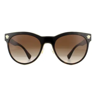 Versace Sunglasses VE2198 Dark Havana Brown Gradient