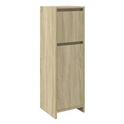 vidaXL Bathroom Cabinet Storage Cupboard Cabinet Sonoma Oak Engineered Wood