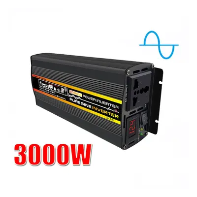 (DC 24V, 3000W) Pure Sine Wave Inverter 12V/24V/48V/60V To AC 110V 220V 8000/6000/4000/3000W Vol