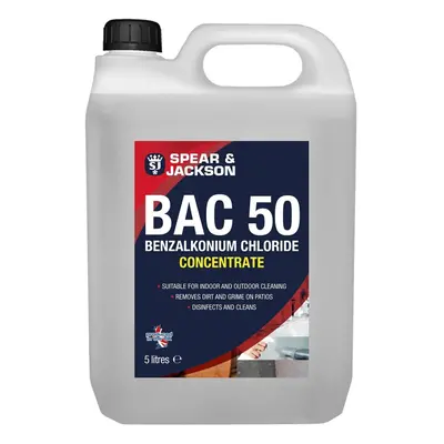 Spear & Jackson BAC Benzalkonium Chloride Concentrated 5L