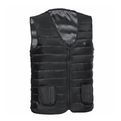 (S) 45C Men Women Electric Heated Vest USB Powered Fleece Waistcoat Fast Heating Jacket Clothing