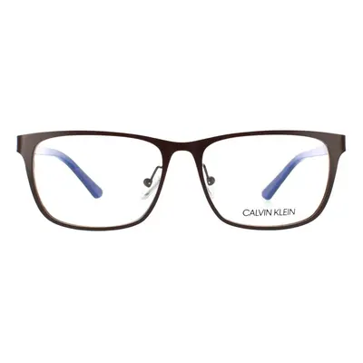 Calvin Klein Glasses Frames CK19302 Satin Dark Brown Men