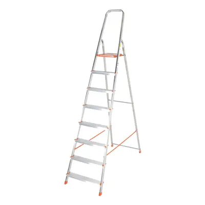 1.7m Lightweight Aluminium Platform Step Ladders Tread Anti Slip DIY Steps