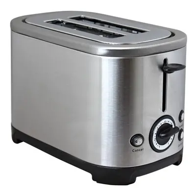 Deluxe Low Wattage Toaster | Silver | Travel Camping | EU & UK