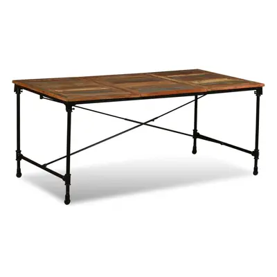 (180 x x cm) vidaXL Dining Table Kitchen Dining Room Side Dinner Table Solid Reclaimed Wood