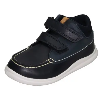 (Navy, UK 8.5 Child) Unisex Childrens Clarks Ankle Boots Cloud Tuktu - H Fit