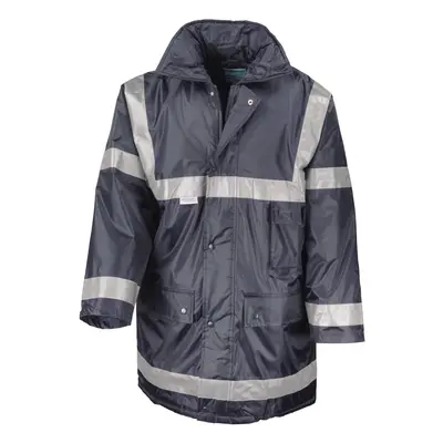 (M, Navy Blue) Result Mens Work-Guard Workwear Management Coat