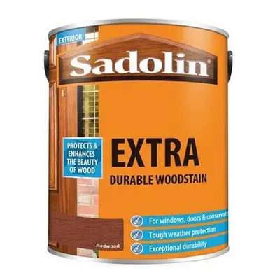 Sadolin Extra Durable Woodstain Redwood Litre