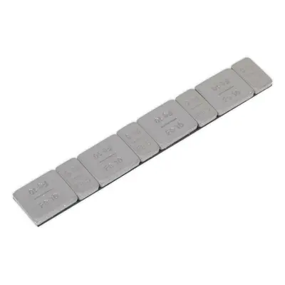 100 PACK & 10g Adhesive Wheel Weights - Strip of - Plastic Coated Steel