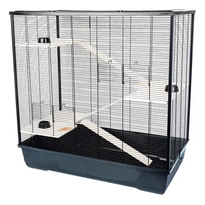 (Black) Rat Hamster Pet Animal Tiers Cage The Belfry