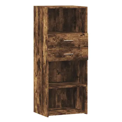 (smoked oak) vidaXL Highboard Sideboard Cabinet Storage Cupboard Brown Oak Engineered Wood