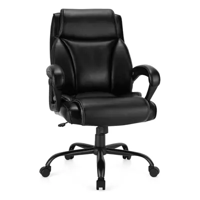 Executive Chair Ergonomic Leather Computer Chair 180KG Weight Capacity