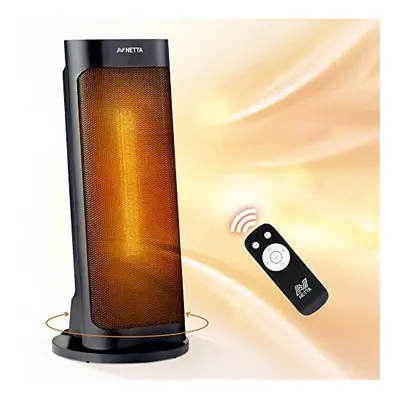 NETTA 2000W Ceramic Heater Tower with Remote Control and Hour Timer