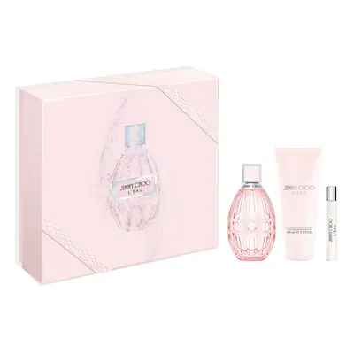 Jimmy Choo L'Eau Pcs Set: Oz Edt Sp + 3.3 Body Lotion + 0.25 Edt Sp