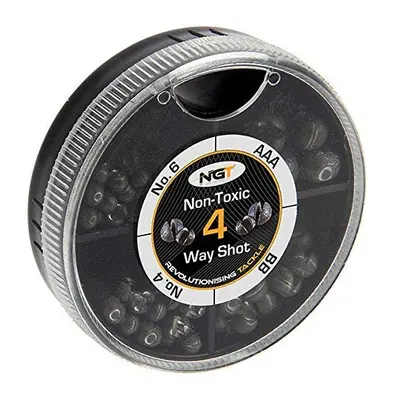 NGT Way Dispenser - Non Toxic Fishing Split Shot - AAA, BB, 4,6