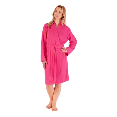 (Raspberry, Small) Slenderella HC3300 Women's Raspberry Dressing Gown