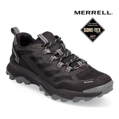 (MERRELL SPEED STRIKE GTX BLACK Men's UK 9.5) Men's Waterproof Gore-Tex Tracking & Trail Shoes