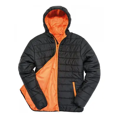 (S UK, Black/Orange) Result Core Mens Soft Padded Jacket