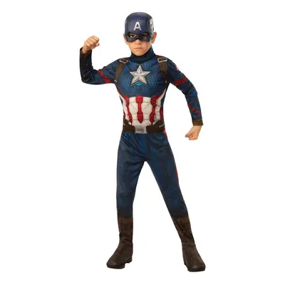 (S, Blue/Red) Captain America Boys Costume