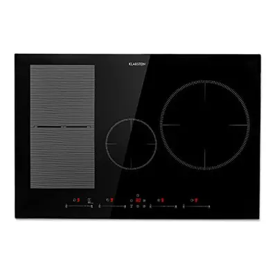 Klarstein Induction Hob, 7500W Electric Hob Induction Cooker, Ring Electric Pan Hob, Built-In Ta