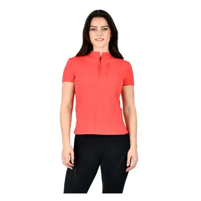 (L, Bittersweet Red) Weatherbeeta Womens/Ladies Rome Short-Sleeved Riding Top