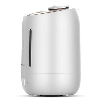 (White) Smart Humidifier UV Lamp Sterilization Gear 5L Water Capacity 12H Timing Touch Display L