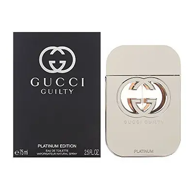 Gucci Guilty Platinum Edition Eau De Toilette Spray for Women, 2.5 Ounce