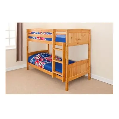 (Pine) Kensington Wooden Bunk Bed with Kerri Mattresses