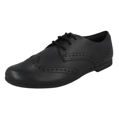 (Black, UK 5.5 Child) Boys Clarks Formal/School Shoes Scala Loop - F Fit