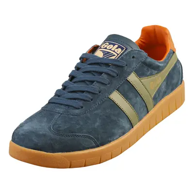 (10) Gola Hurricane Mens Casual Trainers in Navy Khaki