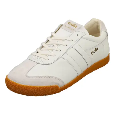 (7) Gola Harrier Mens Classic Trainers in White