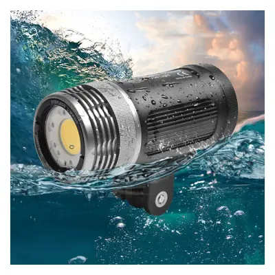 100meter Deepth Waterproof Underwater 6000LM Video Light Lamp With Optical Fiber Interface Divin