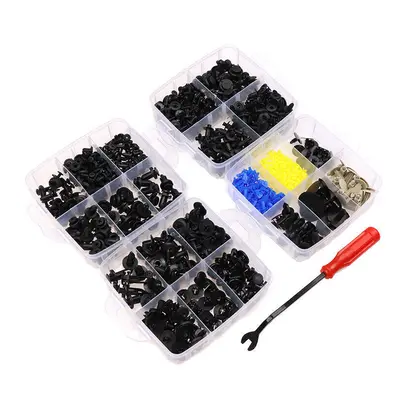 650Pcs/Set Mixed Auto Fastener Vehicle Car Bumper Buckle Clips Door Panel Fender Liner Rivet Ret