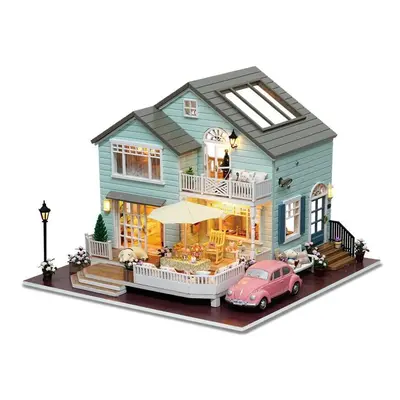 Queens Town DIY Miniature Model With Light Music Collection Gift