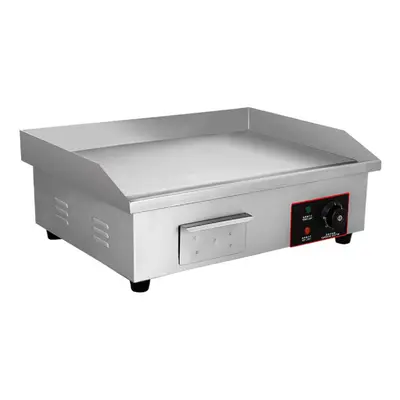 220V 3000W Electric Griddle Countertop Hot Plate Stainless Steel Grill Commercial BBQ