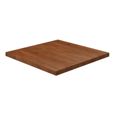 (Dark brown, x x cm (L x W x T)) vidaXL Solid Wood Oak Square Table Top Desktop Multi Colours Br