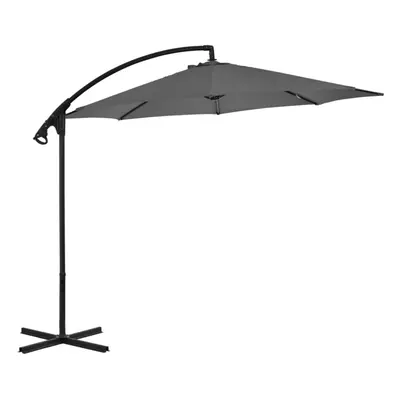 Cantilever Umbrella with Steel Pole cm Anthracite