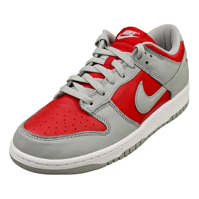 (7.5) Nike Dunk Low Qs Mens Fashion Trainers in Grey Red