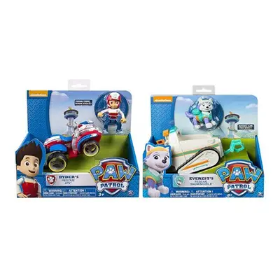 Paw Patrol Everest's Rescue Snowmobile Ryder's Rescue ATV, Vechicle and Figure. Includes Blizy P