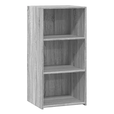 (grey sonoma) vidaXL Sideboard Storage Cupboard Cabinet Highboard Smoked Oak Engineered Wood