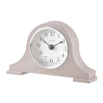 Acctim Napoleon Quartz Battery Mantle Mantel Clock in Earl Grey with Full Figure Arabic Numbers 